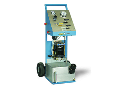 Hydrostatic Test Pump Rental High Pressure Testing Equipment Rentals Pneumatic and Hydraulic Pressure Test Cart Rental 25K Dolly System