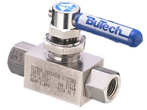 Butech 2 way floating ball valve