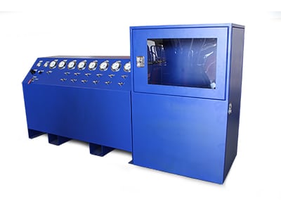 Oxygen Bottle Filling Station by Pneumatic and Hydraulic